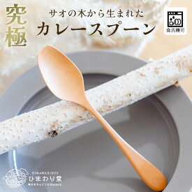 【＼15日限定／10％OFFクーポンあり】スプーン カトラリー カレー 食洗機対応 木製 単品 カレースプーン サオの木 ネコポス 究極のカレースプーン ひまわり堂