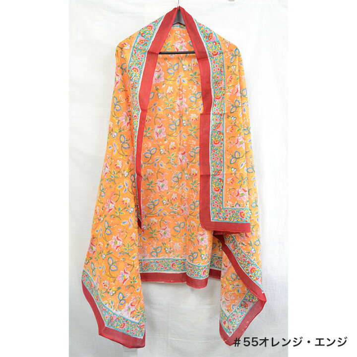 楽天市場】Anjuna エスニック柄 インド綿 コットン ボイル パレオ  