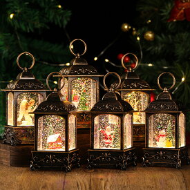 照明 ランタン クリスマス LED ランタン型オーナメント 3種類 LED 発光 サンタ /雪だるま/クリスマスハウス キラキラ 装飾 冬の風景 置物 可愛い オシャレ クリスマス飾り クリスマス デコレーション インテリア クリスマスプレゼント 光る 祝日の雰囲気