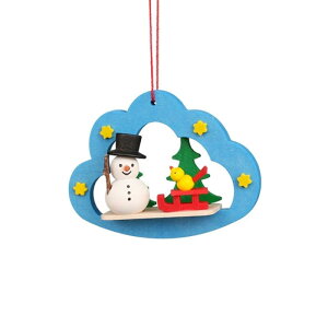 CHRISTIAN ULBRICHT/EuqgI[ig_ƃXm[} u[ hCc̖؍H|i NX}Xc[  UCtF }XRbg { G v[g 킢 蕨 SNOWMAN IN CLOUD ORNA