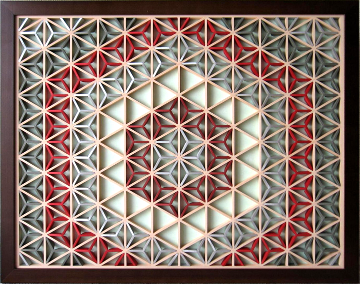 楽天市場】和モダン アートパネル 【タラセアの宝石箱模様】 和風