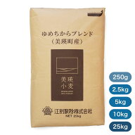 江別製粉 美瑛産 ゆめちからブレンド（強力粉）北海道産 小麦粉【250g〜25kg】