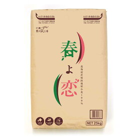 アグリシステム 北海道春よ恋（強力粉）北海道産 小麦粉 25kg（大袋）