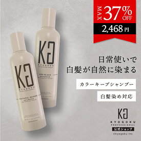 公式 クーポンで最大37%OFF 【 KYOGOKU カラーシャンプー 】選べるカラー2種類［ アッシュブラック / ナチュラルブラウン ］ KG 京極 200ml カラーシャンプー 白髪 白髪染め シャンプー カラーケア シャンプー 美容室専売 カラーキープ キョウゴク カラシャン