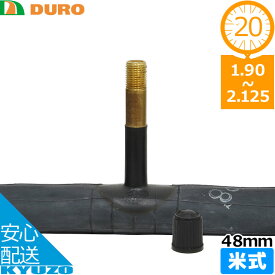 マラソン47%OFF DURO 自転車用チューブ 20×1.90-2.125 AV 48mm チューブ 20インチ 米式 アメリカンバルブ デューロ タイヤチューブ 自転車の九蔵