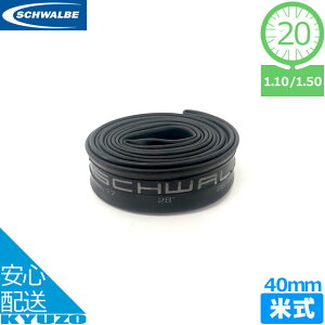 SCHWALBE シュワルベ 自転車用チューブ タイヤチューブ 20×1.10/1.50 406 AV40mm 6AV 20インチ アメリカンバルブ 米式バルブ 自転車の九蔵