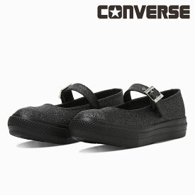 【5/20 20時〜4H限定PT10倍】【20%OFF】 コンバース CONVERSE レディース スニーカー オールスター ライト PLTS MJ GT OX 厚底 メリージェーン グリッター ローカット メリージェーンスニーカー モノクロ オールブラック