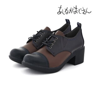 byあしながおじさん レディース レースアップ マニッシュシューズ パンプス 厚底 カジュアルシューズ おでこ靴 履きやすい 疲れにくい ゆったり おしゃれアップ 8980436 8980437