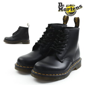 【最大1000円CP】 ドクターマーチン Dr.Martens レディース シューズ 101 YS スムース 6 ホール ブーツ 26230001 レザー イエローステッチ 定番