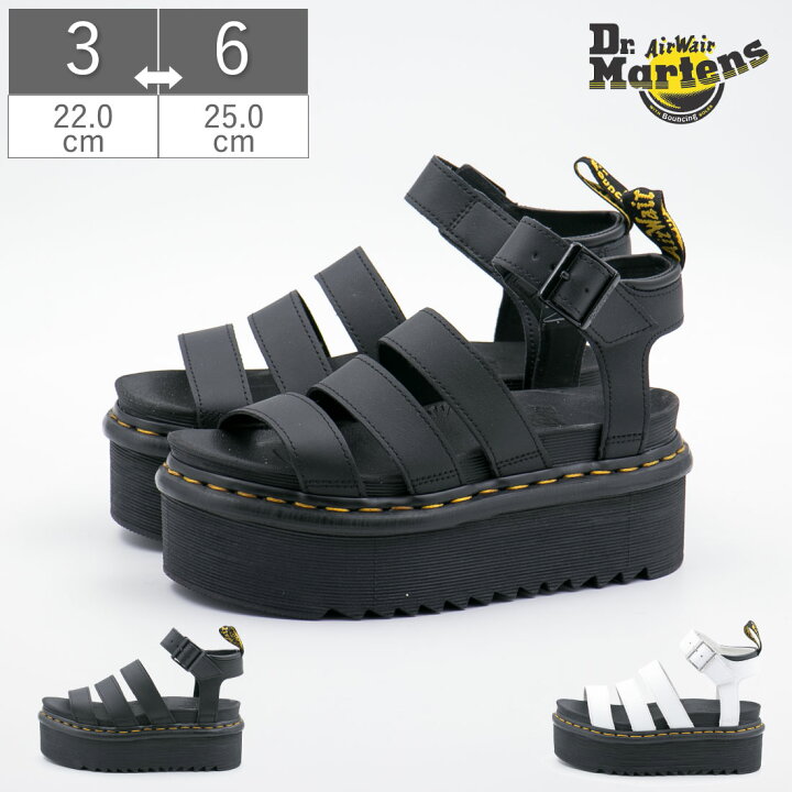 ドクターマーチン Dr. Martens BLAIRE QUAD サンダル 36（Dr.Martens 