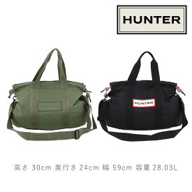 【ワンダフルデー】【20時～4H限定P10倍】 ハンター HUNTER レディース メンズ バッグ トラベル リップストップ ホールドオール UBW3603NRS 小旅行 耐水 耐久性 正規品