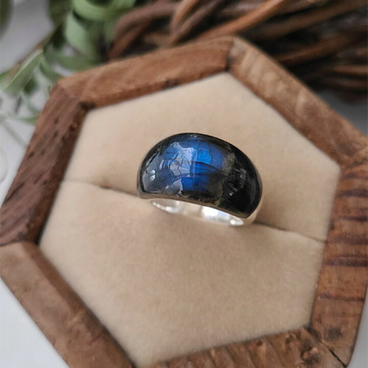 楽天市場】Legart ラブラドライト 天然石 リング 指輪 シルバー リング  