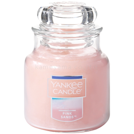 YANKEE CANDLEジャーS ヤンキーキャンドル ピンクサンド ジャータイプ Sサイズ ギフトボックス入り 燃焼時間：約20〜30時間 アメリカ製 シトラス フローラル バニラ 異国の魅惑的な島の美しい香り。