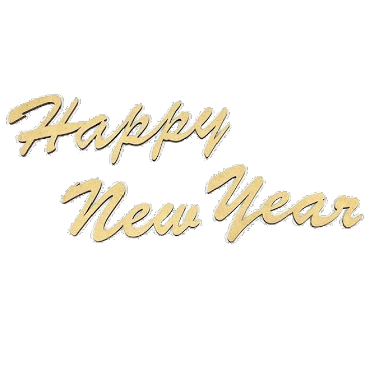 楽天市場 レターバナー 正月 おしゃれ 木製 Happy New Year ニューイヤー ウッドバナー Wood Banner ガーランド 壁 飾り 高さ5cm 厚さ4mm 抜き文字 両面テープ付き 送料無料 ストーングッズのlapis ラピス