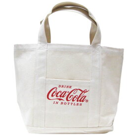 Coca-Cola コカ・コーラ（キャンバス トートバッグ CARRY BAG M ）帆布 コカコーラ グッズ アメリカ雑貨 コカコーラ 西海岸風 インテリア アメリカン雑貨