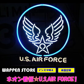 ネオン 看板 ネオン管 ネオンサイン 送料無料　雑貨 アメリカ カッコいい インテリア U.S.AIR FORCE1 ガレージ インスタ インスタ映え 海外看板 アメリカン雑貨 ショップ インテリア USAF