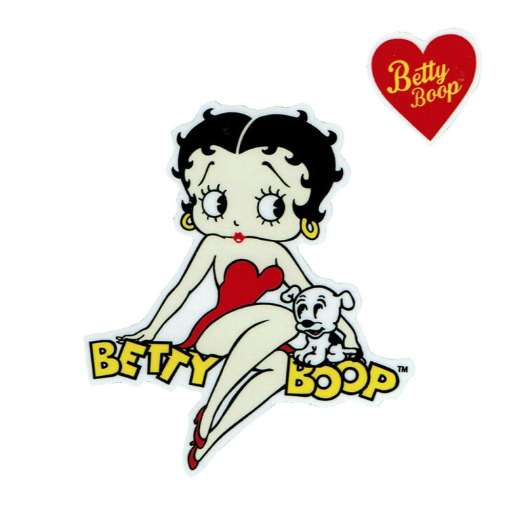楽天市場 ステッカー 車 かっこいい ベティブープ Betty Boopかわいい バイク カスタム スマホ シール Bt 04 ロゴw パジー ワッペン通販 ワッペンストア