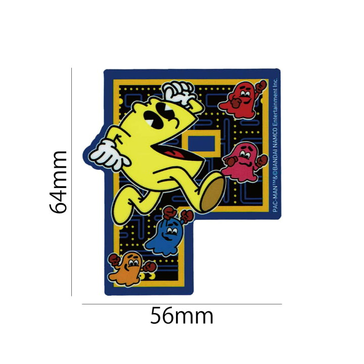 楽天市場 ステッカー シール おしゃれ カワイイ パックマン イエロー レトロ イラスト ダイカット ゲーム キャラクター Pac Man ライセンス商品 Lcs1066 カスタマイズ オリジナル ワッペン通販 ワッペンストア