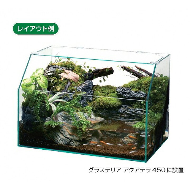 楽天市場 アクアテラメーカー アクアテラリウム用 分水ポンプ 底面フィルター 滝をつくる Gex ｌｅａｆｓ