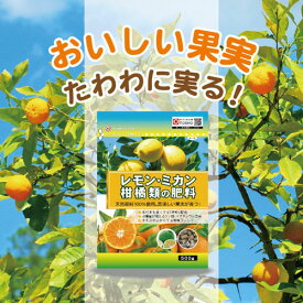果樹　東商 レモン・ミカン・柑橘類の肥料 500g　果実 柑橘 肥料 専用