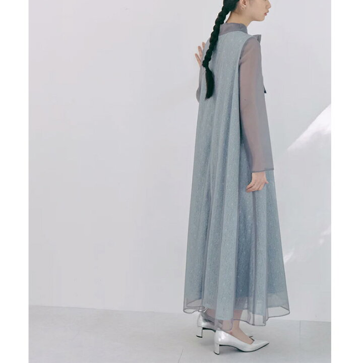 楽天市場】カエン kaene 花園 レース × チュール ミックス ドレス 