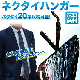 【楽天ランキング入賞 累計販売6,050本】 20本のネクタイを掛けられるネクタイハンガー ネクタイ ハンガー 収納 ズボンハンガー ズボン ベルト ハンガー 送料無料