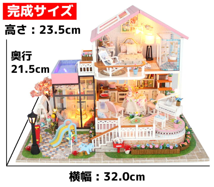 楽天市場】ミニチュアハウス ドールハウス ミニチュア ミニチュア 