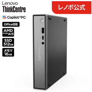 �yP10�{�z�y�����E���́z�f�X�N�g�b�v�p�\�R�� PC �V�i Office�t�� �\ Lenovo ThinkCentre neo 55q Tiny Gen 6 Ryzen AI 5 330 ������ 16GB SSD 512GB Windows11 Home Pro�I���� Microsoft Office 2024���ډ� �������� 1�N�ۏ�