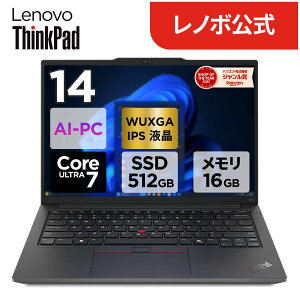yÉz AI PC m[gp\R Vi Lenovo ThinkPad E14 Gen 6 14.0C` WUXGA IPSt ^b`plt Core Ultra 7 155H  16GB SSD 512GB Windows11  1Nۏ؁yNortonz