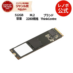 MEGADEALyP10%ҌzyÉz ThinkCentre 512GB PCIe Gen4 NVMe OPAL2.0 M.2 \bhXe[ghCu(4XB1L68661)  1Nۏ slc