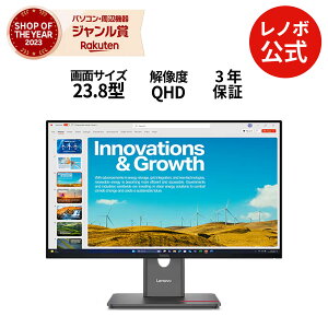 11/17܂œʉiyP10%ҌzyÉz j^[ 23.8C` fBXvC p\R PCj^[ ThinkVision P24QD-40 QHD IPS WLEDt mOA HDMI 3Nۏ slc