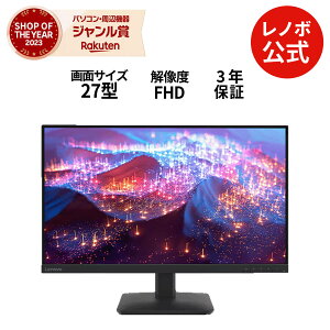 �y�ő�P37�{�z�y�����E���́z ���j�^�[ 27�C���` �f�B�X�v���C �p�\�R�� PC���j�^�[ Lenovo L27-4e ���j�^�[ FHD IPS WLED�t�� �m���O���A VGA HDMI 3�N�ۏ�