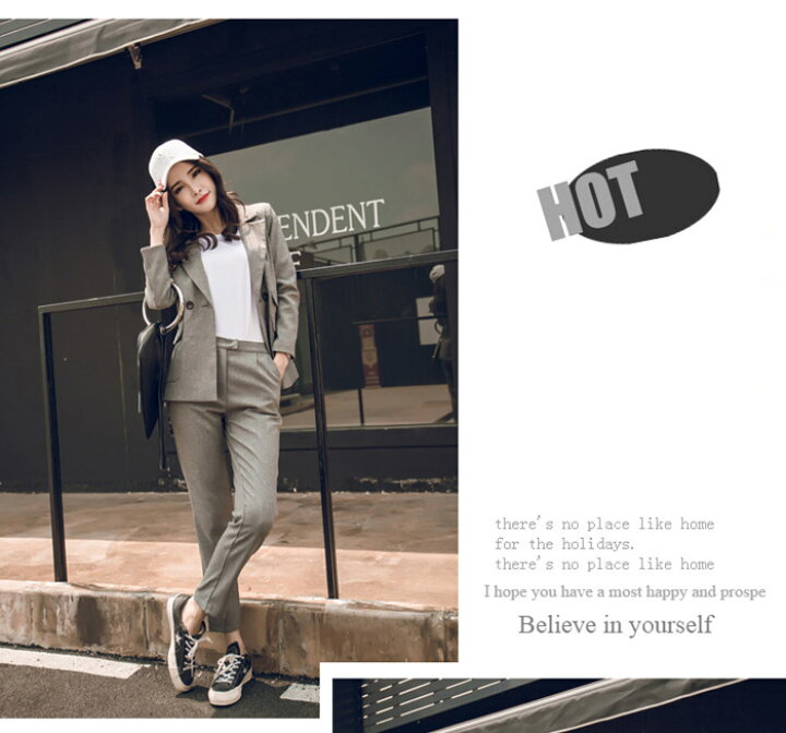 楽天市場 営業日で発送予定 スーツ パンツスーツ ジャケット 2点セット セットアップ ビジネススーツ フォーマルスーツ 通勤 就活 卒業 卒園 レディース レスペランス