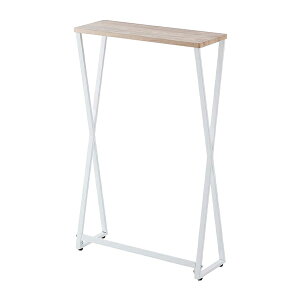 コンソールテーブル 玄関テーブル 小物置き サイドテーブル 玄関収納 玄関ラック 奥行19cm 省スペース コンパクト シンプル ディスプレイラック 花台 グレー ホワイト ナチュラル ブラック