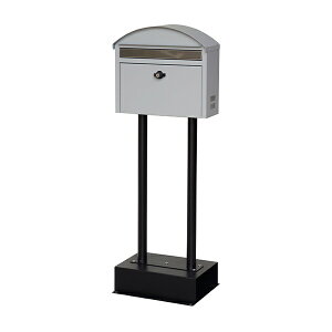 ポスト スタンドポスト 置き型 おしゃれ 郵便 ポスト スリム 錆びにくい メールボックス SDM-082 SDM-083 Aronアロン グレー グリーン 郵便ポスト 新聞受け 玄関 シンプル モダン レトロ 北欧 郵便