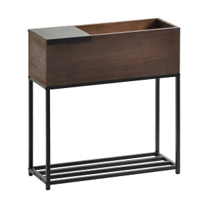 【クーポン配布中】プランタースタンド おしゃれ 幅55 室内 木製 かわいい コンパクト 花台 屋内 プランター台 収納 プランターシェルフ 天板付き ディスプレイラック サイドテーブル 鉢置