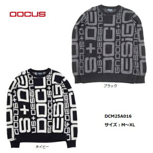DOCUS ゴルフウェア ドゥーカス カシミアセーター 長袖 おしゃれ かっこいい メンズ DCM25A016【お取り寄せ商品】