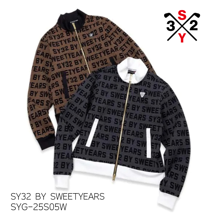 SY32 by SWEET YEARS ゴルフウェア ジャケット ロゴ ボーダー レディース おしゃれ かわいい ブランド SYG-25S05W お取り寄せ 楽天市場】SY32 by SWEET YEARS ゴルフウェア ジャケット ロゴ