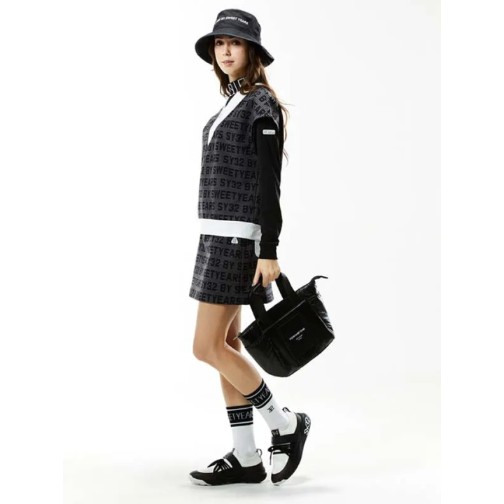 楽天市場】SY32 by SWEET YEARS ゴルフウェア ベスト ロゴ ボーダー