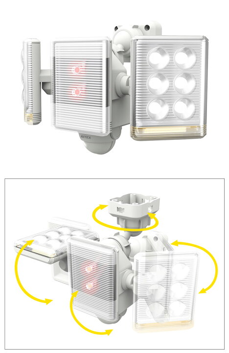 新作通販 新商品 人感センサーライト 屋外 防犯ライト ムサシ RITEX 18Wワイド フリーアーム式LEDセンサーライト リモコン付 LED-AC1018 コンセント式 AC 玄関 ガレージ 照明 LED g7internet.com.br 新作通販 新商品 人感センサーライト 屋外 防犯ライト ムサシ RITEX 18Wワイド フリーアーム式LEDセンサーライト リモコン付 LED-AC1018 コンセント式 AC 玄関 ガレージ 照明 LED g7internet.com.br