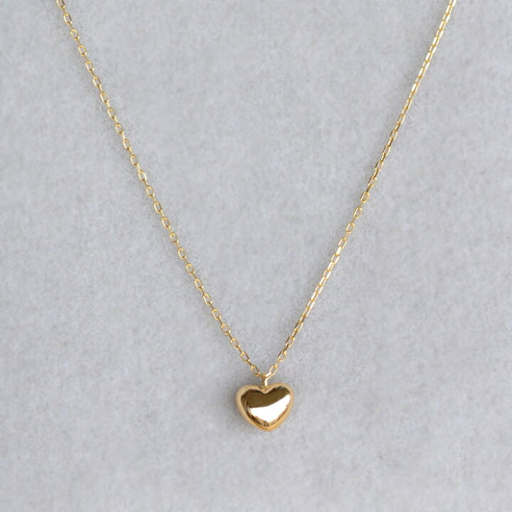 楽天市場】ハート ネックレス 18金 18k ペンダント レディース 
