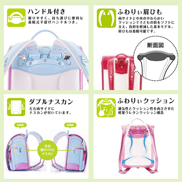 楽天市場】ふわりぃ ランドセル 2019 my friend マイフレンド コンビ 