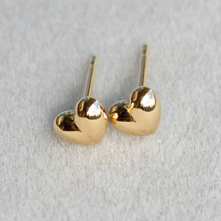 楽天市場】ハートピアス ピアス ハート 18k レディース 18金 ハート 