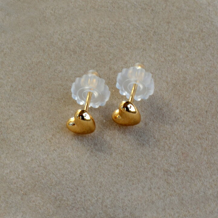楽天市場】ハートピアス ピアス ハート 18k レディース 18金 ハート 