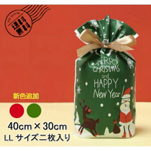 【クリックポスト送料無料】大きいサイズ 2枚セット選べる2色 ミントストライプリボン付PEギフトバッグ リボン付ギフトバッグ ラッピング用袋 ラッピング袋 ラッピングバッグ ギフトバッ