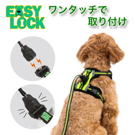 【期間限定】【送料無料】犬用リードとハーネス1セット 磁石の力 胴輪 犬用ハーネス 着脱が簡単にできるリード 片手でワンタッチ 犬用リードハーネス 可愛い おしゃれ 小型犬 中型犬 大型犬 ブランド 犬具 胴輪 簡単装着 抜けにくい胴輪ベルト 簡単装着 DOGLOCK-P-L