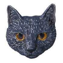 楽天市場】黒猫 ブローチの通販