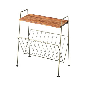 【クーポン配布中】サイドテーブル マガジンラック カフェテーブル ソファテーブル ナイトテーブル 天然木 北欧 スチール ゴールド ブラック 新聞立て 雑誌収納 本立て ラック 雑貨 業務用