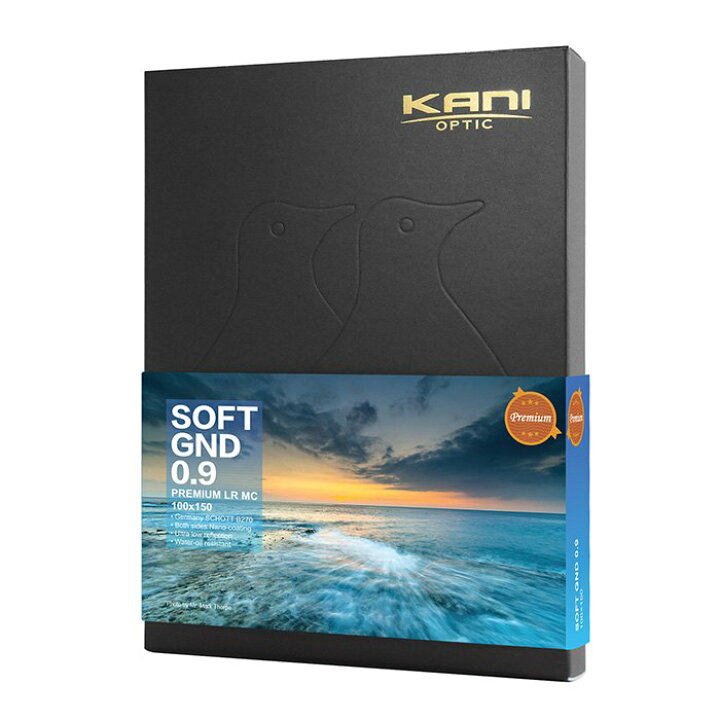 楽天市場】KANI 角型フィルター ハーフND8 プレミアムソフトGND 0.9 