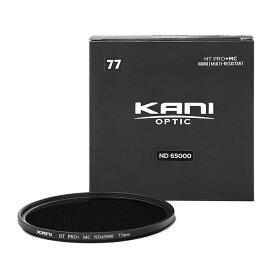 【SALE】KANI NDフィルター ND65000 77mm (減光効果 16絞り分) / レンズフィルター 丸枠